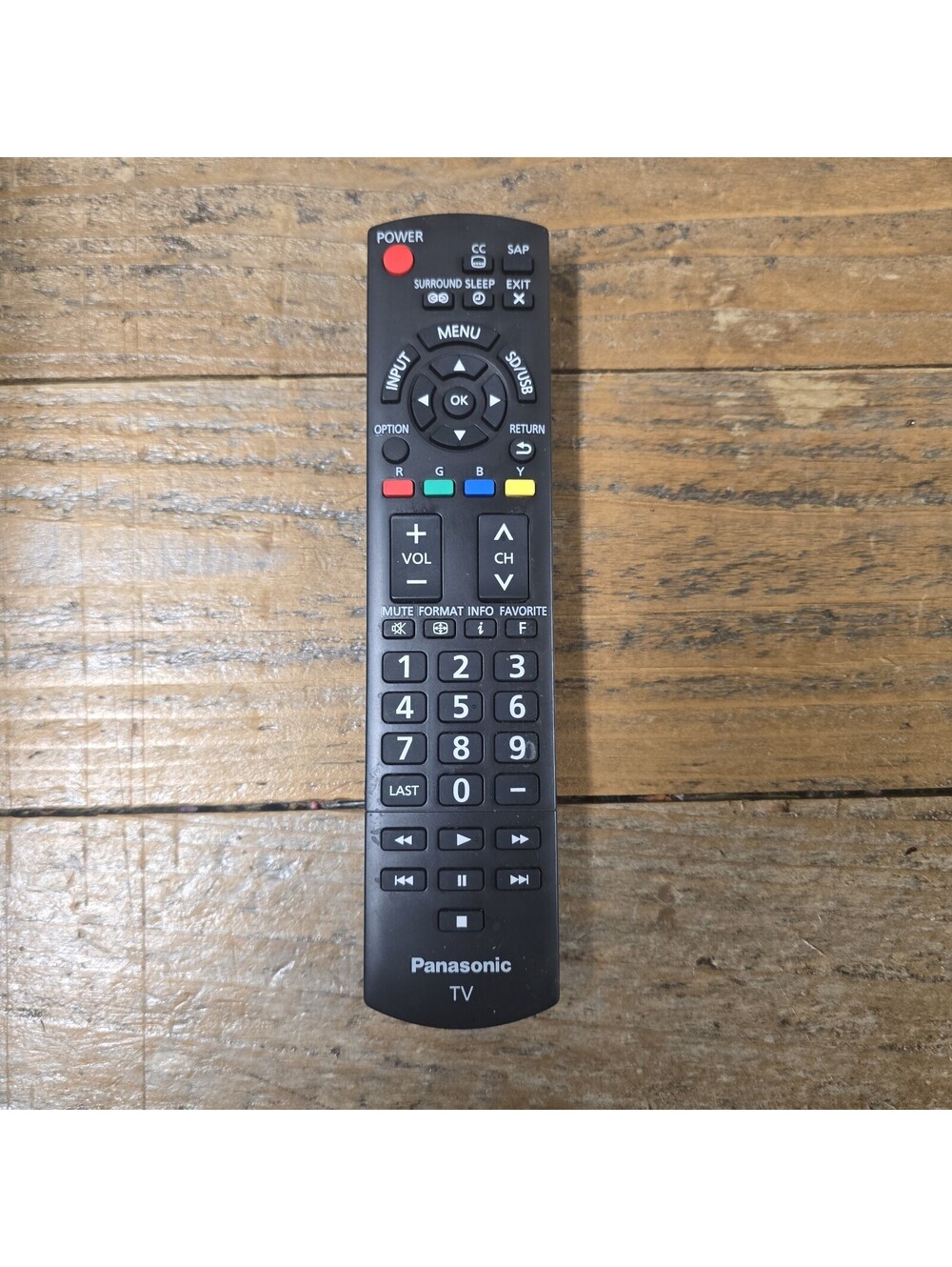 Panasonic Remote Control N2QAYB000706 TV Genuine  OEM Replacement Tested